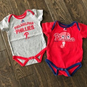 Philadelphia Phillies Bodysuits- 12 Months